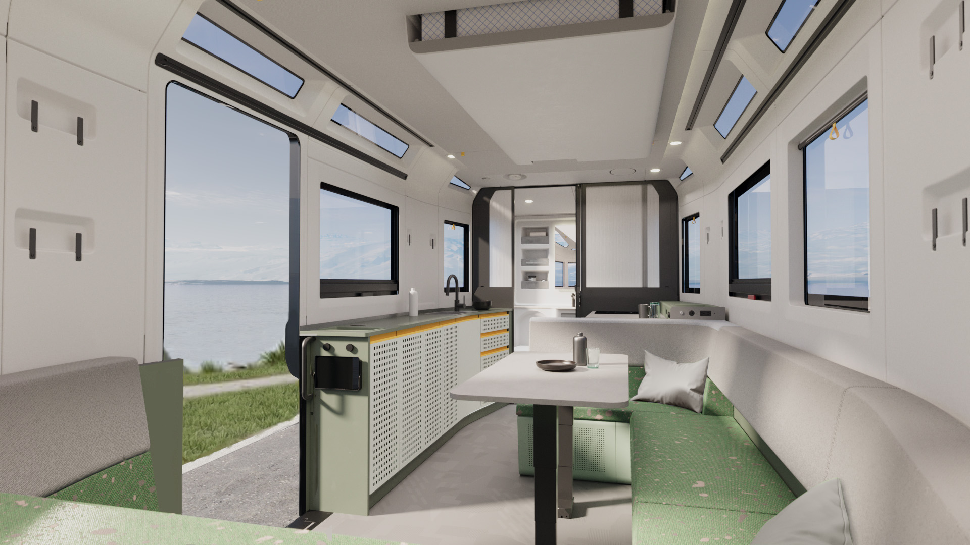 AE-1 Interior - Color AlpineGrove